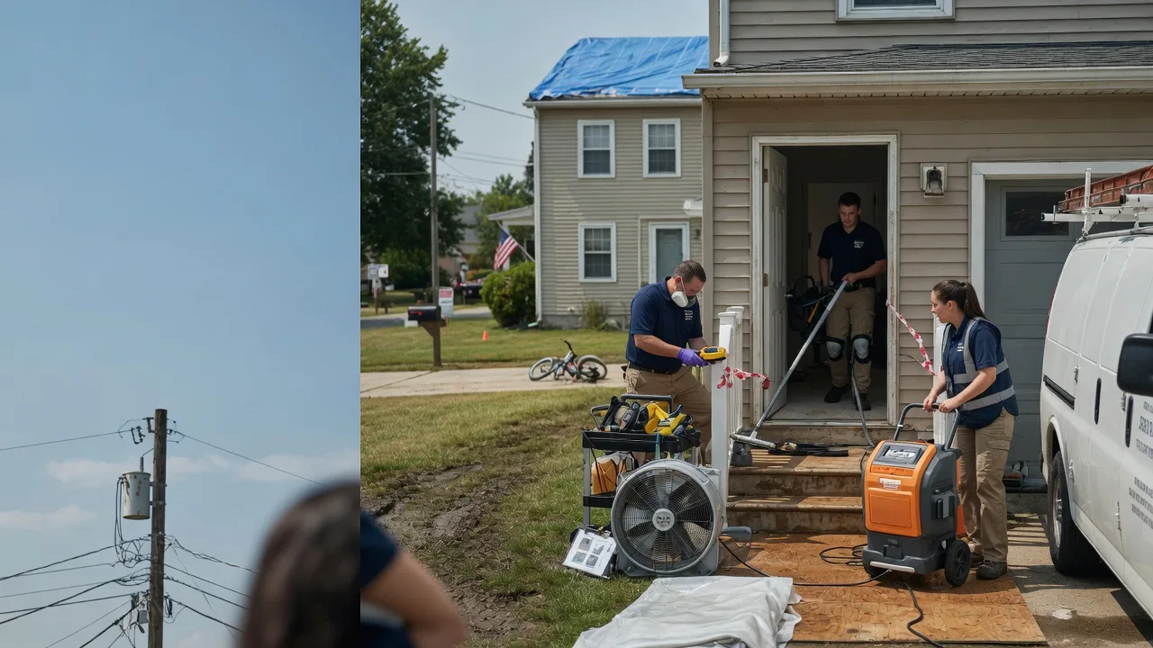 Water Damage Repair in South Bend, TX near me